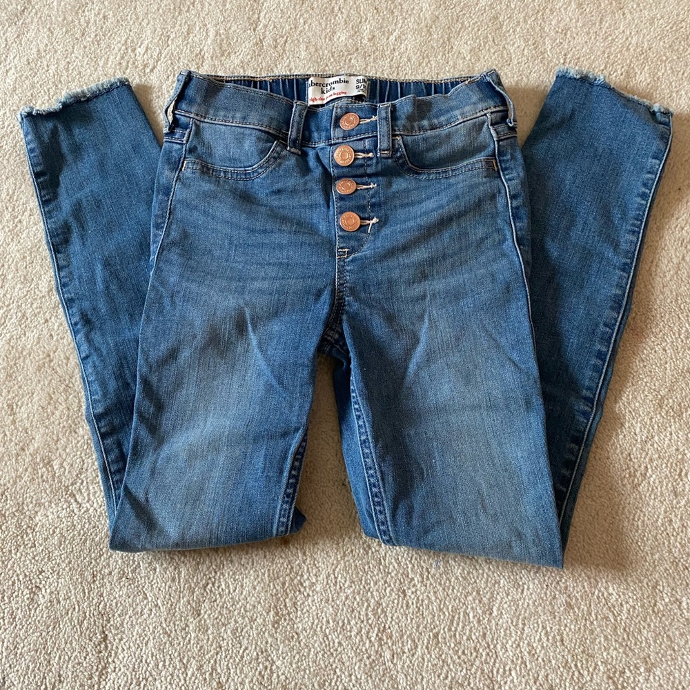 kids blue jeans